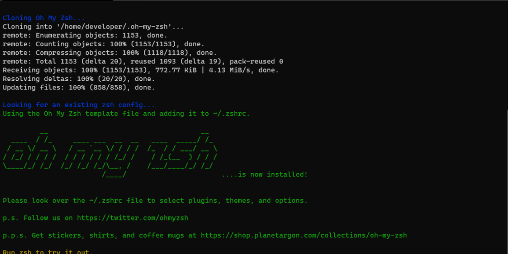 Oh My ZSH en tu Subsistema Linux de Windows!